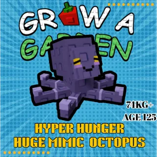 15 SECS MIMIC OCTOPUS > HYPER HUNGER MUTATION > 75.17 KG AGE 125 > 15 SECS CD NO TOY > GROW A GARDEN 