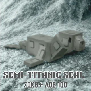 NIGHTMARE SEMI-TITANIC SEAL > 78.49KG AGE 100 > GROW A GARDEN
