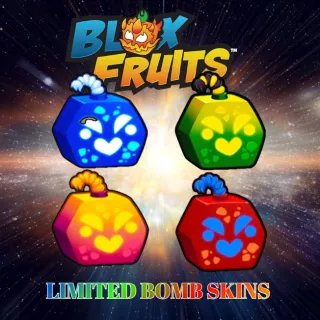 [BUNDLE] LIMITED BOMB FRUIT SKINS (AZURA, NUCLEAR, THERMITE, & CELEBRATION) > BLOX FRUITS
