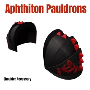 Aphthiton Pauldrons Toy Code Avatar - In Stock - Fast Delivery 