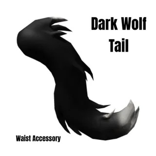Dark Wolf Tail Toy Code Avatar - In Stock - Fast Delivery ( 5mins - 12H Max )