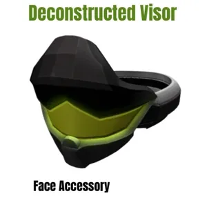 Deconstructed Visor Virtual Item Toy Code Avatar - In stock - Fast Delivery 