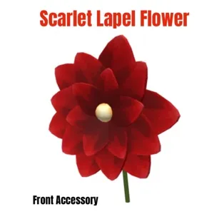 Scarlet Lapel Flower Toy Code Avatar - In Stock - Fast Delivery ( 5mins - 12H Max ) 