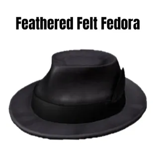 Feathered Felt Fedora Toy Code Avatar - In Stock - Fast Delivery ( 5mins - 12H Max ) 