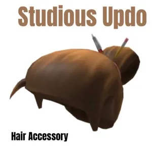 Studious Updo Virtual Item Toy Code Avatar - In Stock - Fast Delivery 