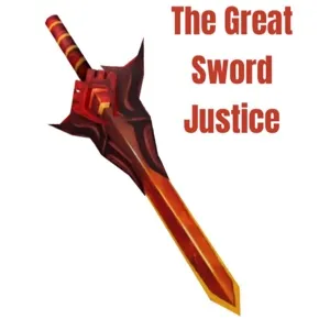 The Great Sword Justice Toy Code Avatar - Delivered in 1hr - 30hr ( Not Instant)