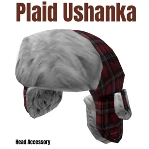 Plaid Ushanka Toy Code Avatar - In Stock - Fast Delivery ( 5mins - 12H Max )