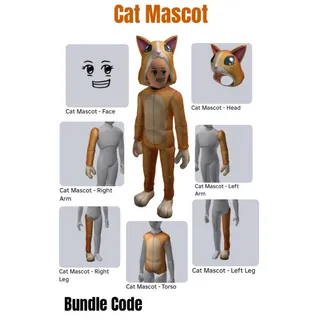 Cat Mascot - Virtual Item Toy Bundle code - Face / Head etc - In Stock - Fast Delivery 