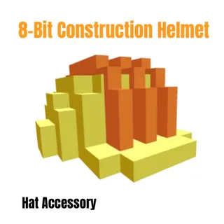 8-Bit Construction Helmet Virtual Item Toy Code Avatar - In stock - Fast Delivery 