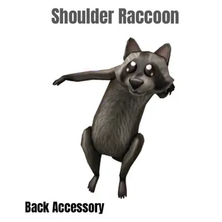 Shoulder Raccoon Toy Code Avatar - Instant Delivery 