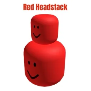 Red Headstack Toy Code Avatar - Delivered in 1hr - 30hr ( Not Instant )