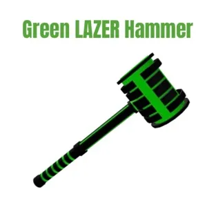 Green LAZER Hammer Toy Code Avatar - Delivered in 12hr - 36hr ( Not Instant )