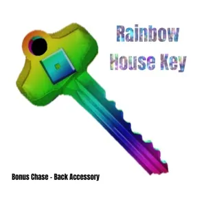 Rainbow House Key Toy Code Avatar - In Stock - Fast Delivery ( 5mins - 12H Max )