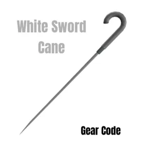 White Cane Sword Toy Code Avatar - In Stock - Fast Delivery ( 5mins - 12H Max )