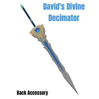 David's Divine Decimator Toy Code - In Stock - Fast Delivery ( 5mins - 12H Max )