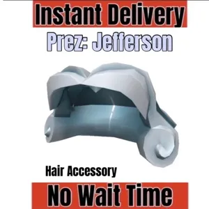 Prez Jefferson Toy Code Avatar - Instant Delivery 