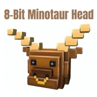8-Bit Minotaur Head Toy Code Avatar - Instant Delivery 