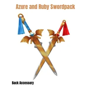 Azure and Ruby Swordpack Toy Code Avatar - Delivered in 1hr - 30hr ( Not Instant )