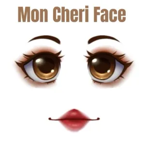 Mon Cheri Face Toy Face Code Avatar - Delivered in 12hr - 36hr ( Not Instant )