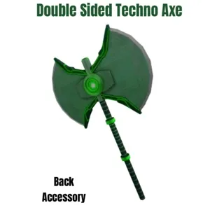 Double Sided Techno Axe Toy Code Avatar - In Stock - Fast Delivery 