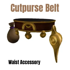 Cutpurse Belt Virtual Item Toy Code Avatar - In stock - Fast Delivery 