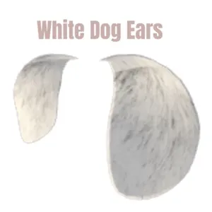 White Dog Ears Toy Code Avatar - In Stock - Fast Delivery ( 5mins - 12H Max )