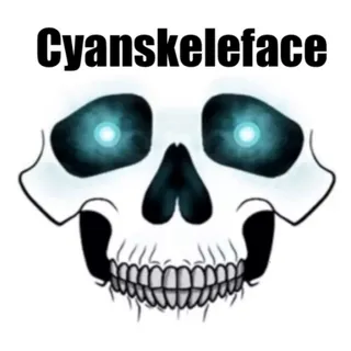 Cyanskeleface Toy Code Avatar - In Stock - Fast Delivery ( 5mins - 12H Max )