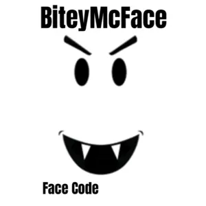 BiteyMcFace Toy Face Code Avatar - In stock - Fast Delivery 
