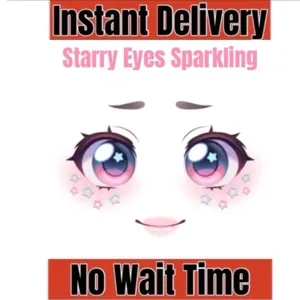 Starry Eyes Sparkling Face Toy Code Avatar - Instant Delivery 
