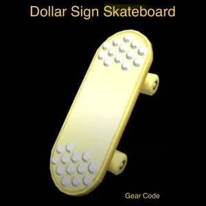 Dollar Sign Skateboard Toy Code Avatar - In Stock - Fast Delivery ( 5mins - 12H Max )