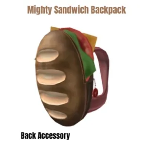 Mighty Sandwich Backpack Virtual Item Toy Code Avatar - In Stock - Fast Delivery 
