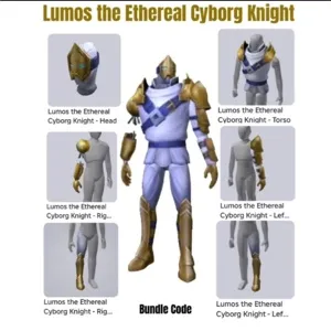 Lumos the Ethereal Cyborg Knight Toy Bundle Code Avatar - In Stock - Fast Delivery ( 5mins - 12H Max )