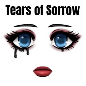 Tears of Sorrow Toy Face Code Avatar - Delivered in 12hr - 36hr ( Not Instant )