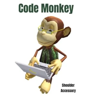 Code Monkey Toy Code Avatar - In Stock - Fast Delivery ( 5mins - 12H Max )