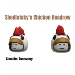 Shedletsky's Chicken Headrow Toy Code Avatar - In Stock - Fast Delivery ( 5mins - 12H Max )