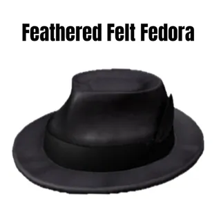 Feathered Felt Fedora Toy Code Avatar - In Stock - Fast Delivery ( 5mins - 12H Max ) 
