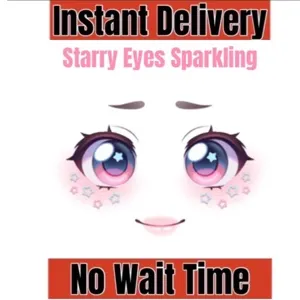 Starry Eyes Sparkling Face Toy Code Avatar - Instant Delivery 
