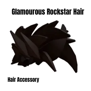 Glamourous Rockstar Hair Virtual Item Toy Code Avatar - In Stock - Fast Delivery 