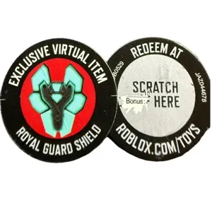 Royal Guard Shield & Bonus Virtual Item Toy Code - In Stock - Fast Delivery 