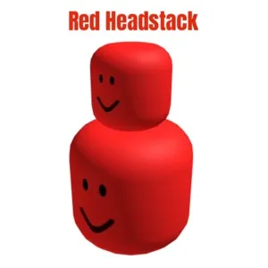 Red Headstack Toy Code Avatar - Delivered in 1hr - 30hr ( Not Instant )