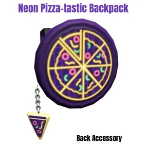 Neon Pizza-tastic Backpack Toy Code Avatar - In Stock - Fast Delivery ( 5mins - 12H Max )