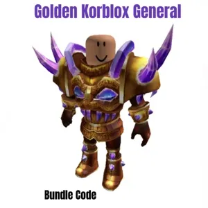 Golden Korblox General Toy Bundle Code - In Stock - Fast Delivery 