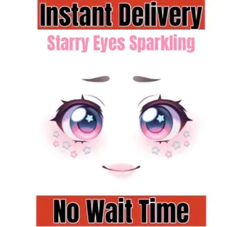 Starry Eyes Sparkling Face Toy Code Avatar - Instant Delivery 