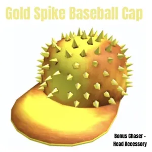 Gold Spike Baseball Cap Toy Code Avatar - In Stock - Fast Delivery ( 5mins - 12H Max )