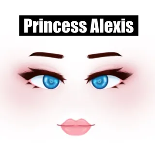 Princess Alexis Virtual Item Toy Face Code Avatar - In stock - Fast Delivery 