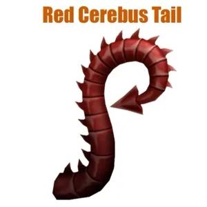 Red Cerebus Tail Virtual Item Toy Code 