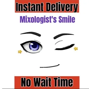 Mixologist’s Smile Face Foy Code Avatar - Instant Delivery 