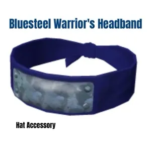 Bluesteel Warrior's Headband Toy Code Avatar - In Stock - Fast Delivery ( 5mins - 12H Max )