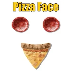 Pizza Face Virtual Item Toy Face Code Avatar - In Stock - Fast Delivery 