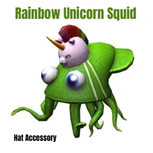 Rainbow Unicorn Squid Toy Code Avatar - Delivered in 12hr - 36hr ( Not Instant)